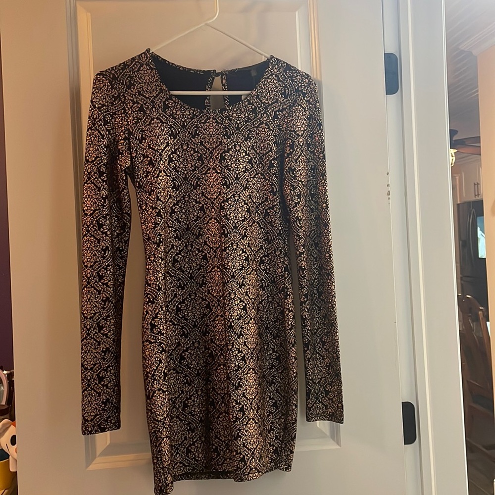 NWT Lucca Couture Long Sleeve Mini Dress